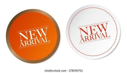 New arrival stickers