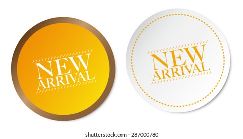 New arrival stickers