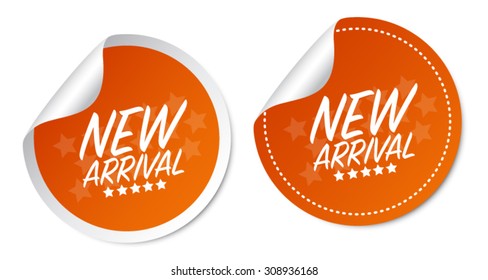 New arrival stickers