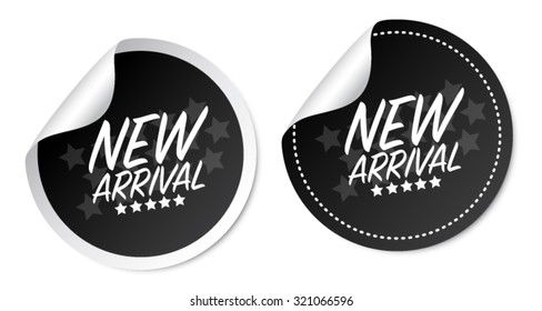 New arrival stickers