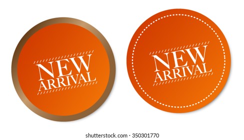 New arrival stickers