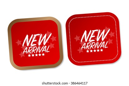 New arrival stickers