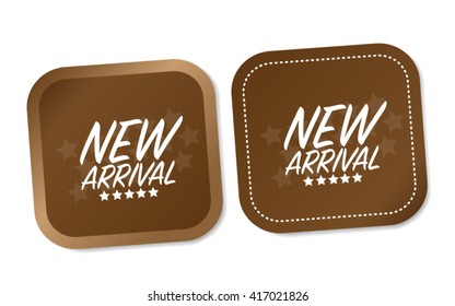 New arrival stickers