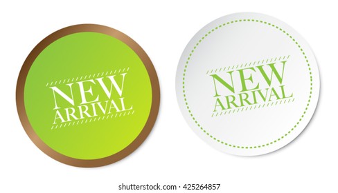 New arrival stickers