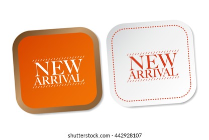 New arrival stickers