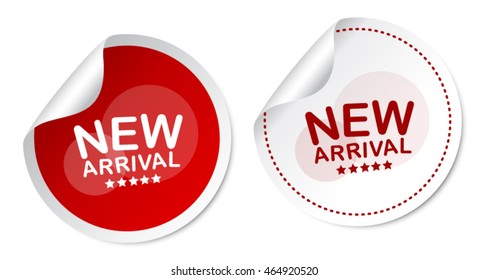 New arrival stickers
