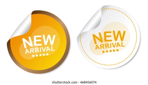 New arrival stickers