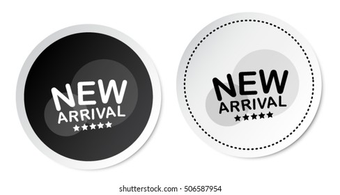 New arrival stickers