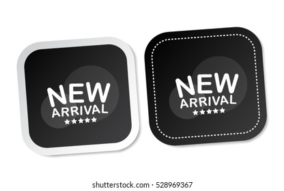 New arrival stickers