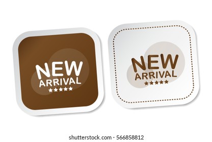 New Arrival Stickers