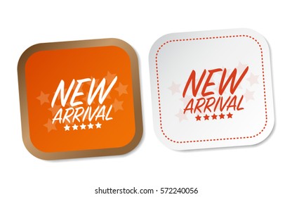 New Arrival Stickers