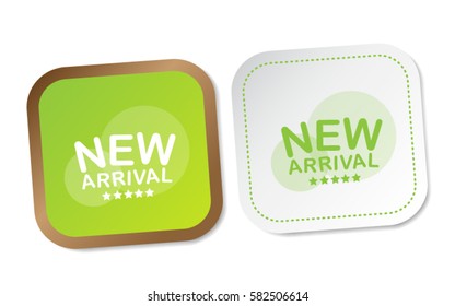 New Arrival Stickers