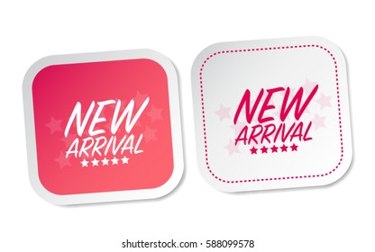 New Arrival Stickers