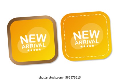 New Arrival Stickers