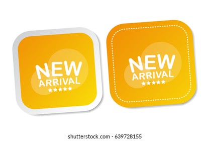 New Arrival Stickers