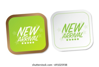 New Arrival Stickers