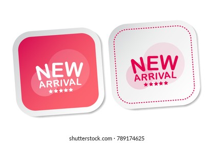 New Arrival Stickers