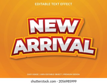 new arrival text effect background template with abstract style use for business promotion and sale banner