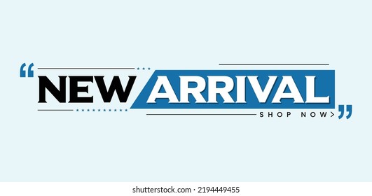 New Arrival Vector Banner: Shop the Latest Products