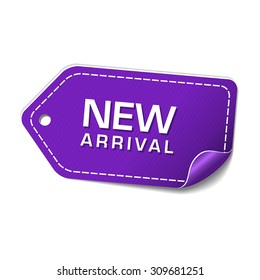 New Arrival Violet Vector Icon Design