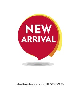 NEW ARRIVAL WIDE POSTER, circle new arrival banner