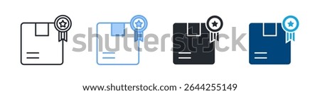 New Arrivals Icon Set Multiple Style. Design In Outline, Blue, Glyph, Dual Tone