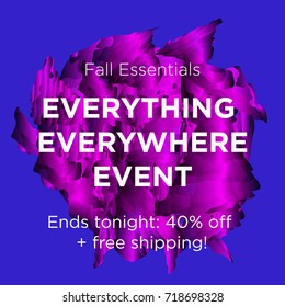 New arrivals and special offer concept for internet stores promo. New arrivals and discounts web banners. Material design trendy colors. 