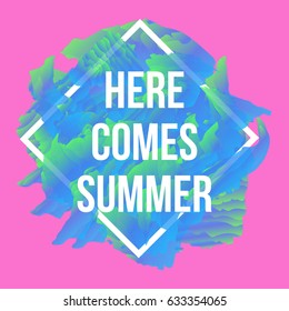New arrivals and summer collection concept for internet stores promo. New collection web banners. Material design trendy colors. 