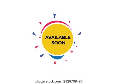 nuevo disponible pronto, nivel, signo, discurso, banner de burbuja,
