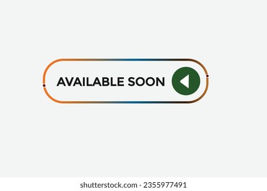  neu verfügbar bald modern, Website, klicken Sie auf Knopf, Ebene, Zeichen, Sprache, Blase Banner, 
