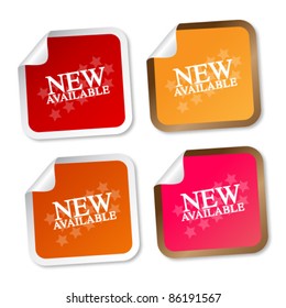 New available stickers