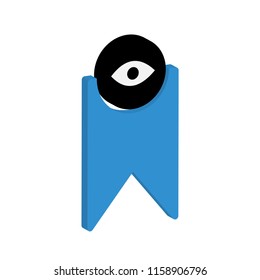 new awesome creative colorful technology vector illustration isometric user interface bookmark view icon design