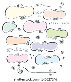 new awesome hand drawn draw edge vector design beneficial for any project where a touching of human sense is requireds set cherry fruit star community edge stack elderly senior ornate series art twirl
