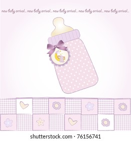new baby announcement card