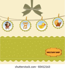 new baby announcement card