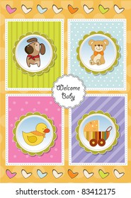 new baby announcement card