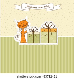 new baby announcement card