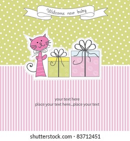 new baby announcement card