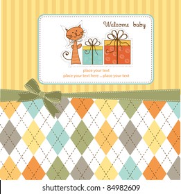 new baby announcement card