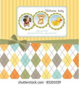 new baby announcement card