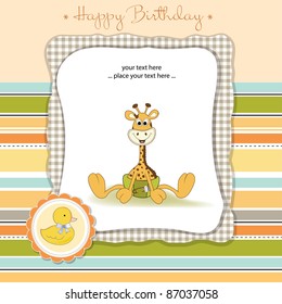 new baby announcement card