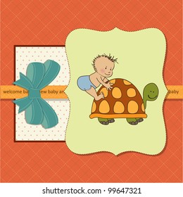 new baby announcement card