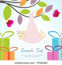 New Baby Arrival Card