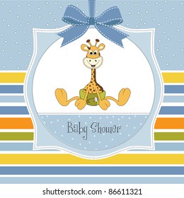 new baby boy announcement card