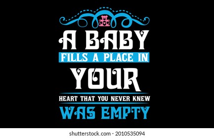 New Baby T-shirt Design Template