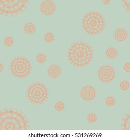 New background with creative abstract fractal pattern. Soft lines vintage pattern for backdrop. Decorative ornament backdrop for fabric, textile, wrapping paper, card, invitation, wallpaper design.