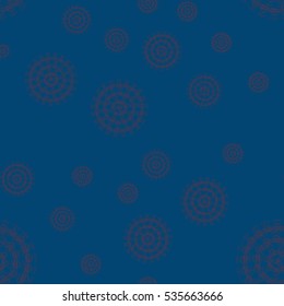 New background with creative abstract fractal pattern. Soft lines vintage pattern for backdrop. Decorative ornament backdrop for fabric, textile, wrapping paper, card, invitation, wallpaper design.
