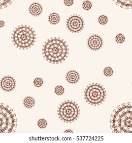 New background with creative abstract fractal pattern. Soft lines vintage pattern for backdrop. Decorative ornament backdrop for fabric, textile, wrapping paper, card, invitation, wallpaper design.