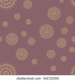 New background with creative abstract fractal pattern. Soft lines vintage pattern for backdrop. Decorative ornament backdrop for fabric, textile, wrapping paper, card, invitation, wallpaper design.