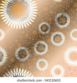 New background with creative abstract fractal pattern. Soft lines vintage pattern for backdrop. Decorative ornament backdrop for fabric, textile, wrapping paper, card, invitation, wallpaper design.